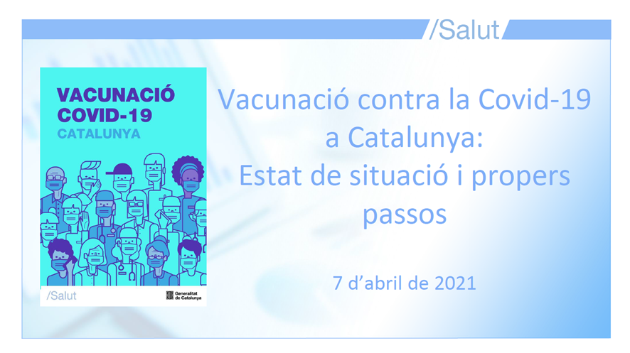 Videoconferencia sobre Vacunas y Vacunación de Salut / Gencat  