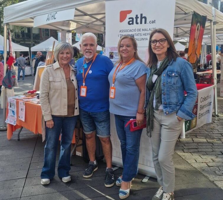 Taula informativa a la Fira d’Entitats de Salut de l’Ajuntament de Terrassa