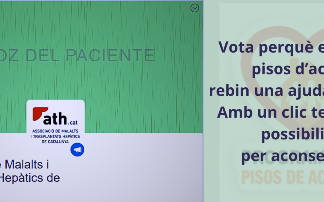 Gràcies als que ens heu votat a “La Voz del Paciente”!