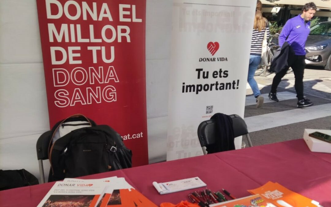 La ath.cat en la Marató de Donació de Sang de Girona